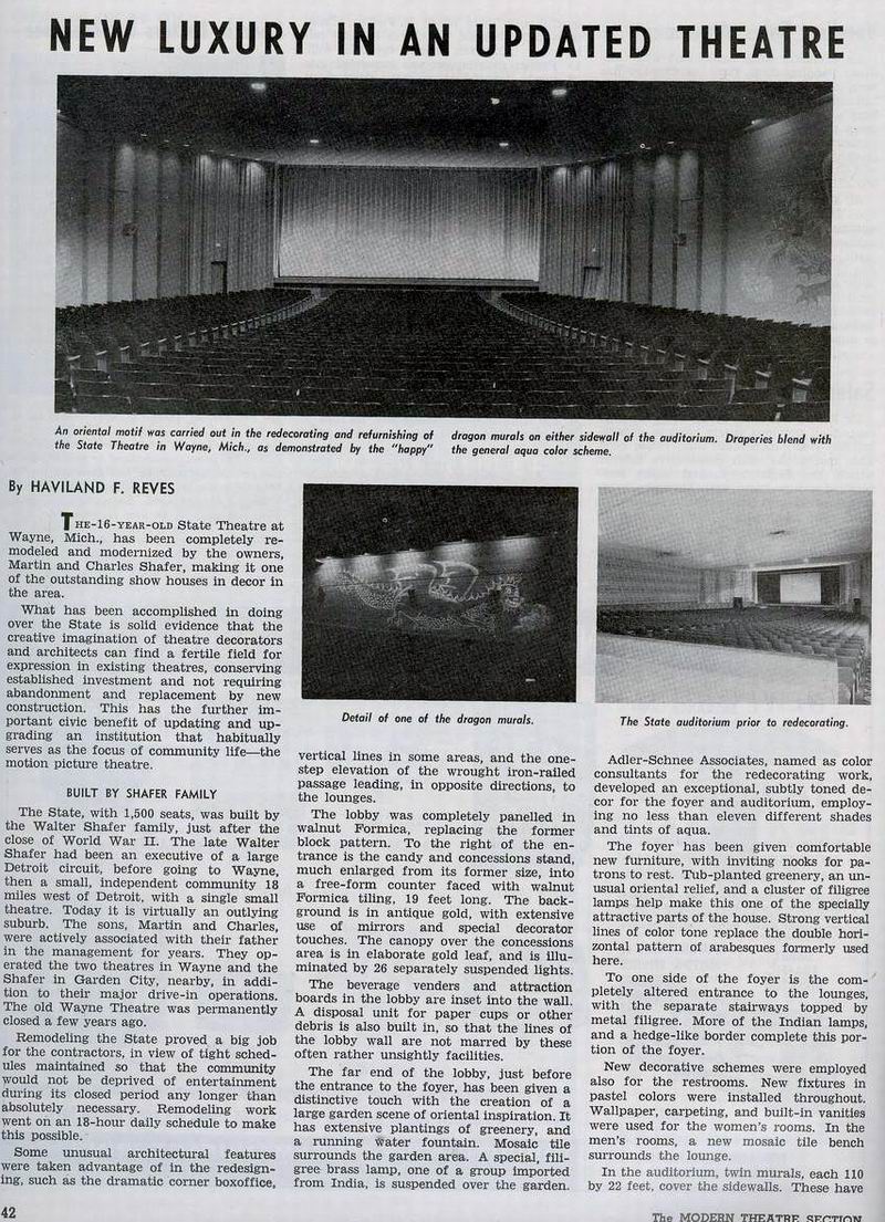 State Theatre - From Box Office And Ron Gross